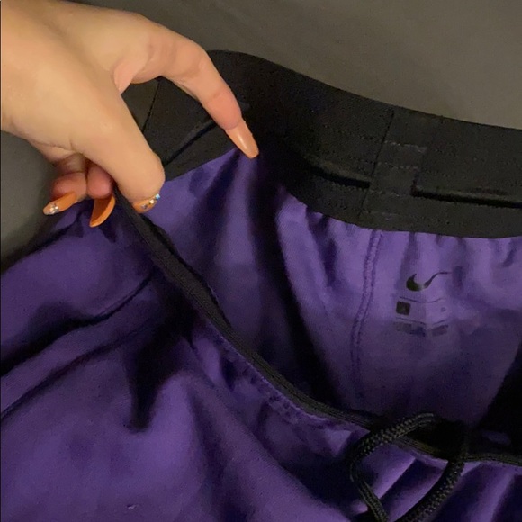 Nike sweatpants purple and black size small - Picture 8 of 12